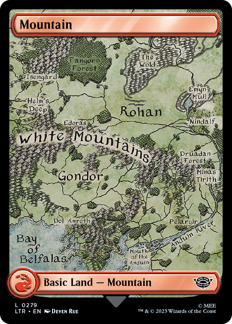 Mountain (0279) (279) [The Lord of the Rings: Tales of Middle-earth] foil - Deck Out Gaming