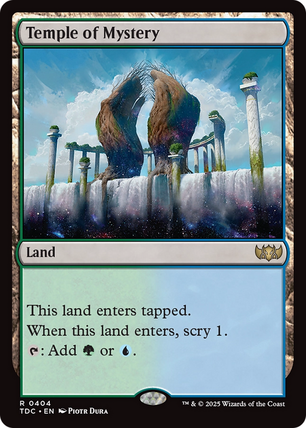 Temple of Mystery (404) [Commander: Tarkir: Dragonstorm] - Deck Out Gaming
