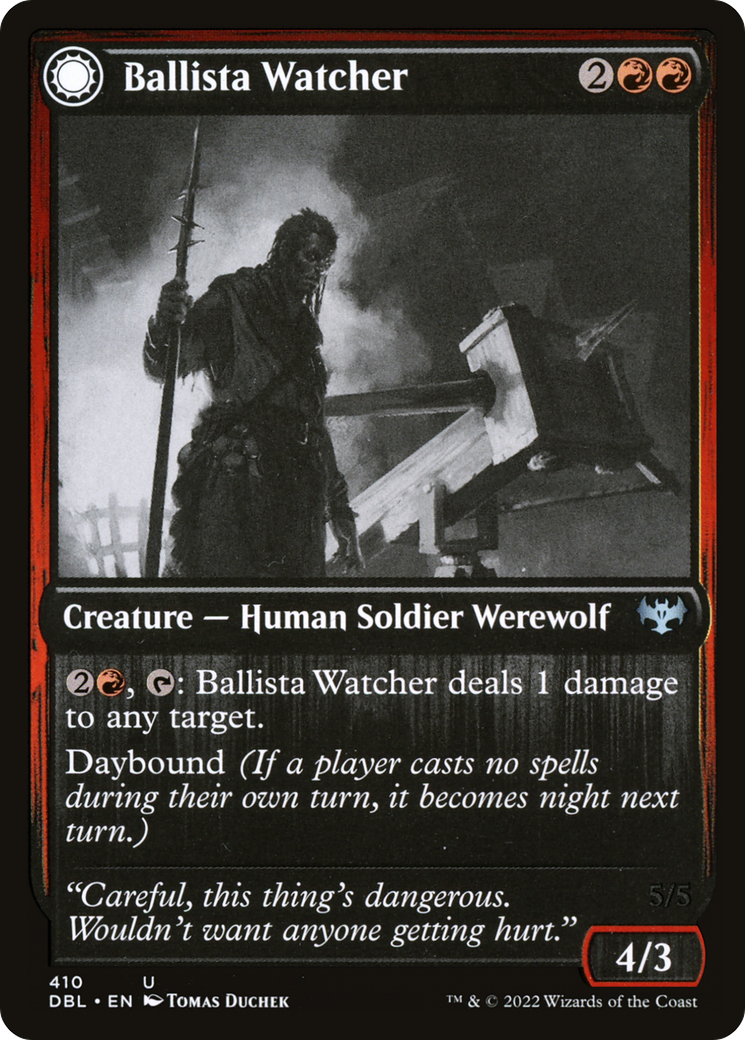 Ballista Watcher (410) [Innistrad: Double Feature] - Deck Out Gaming