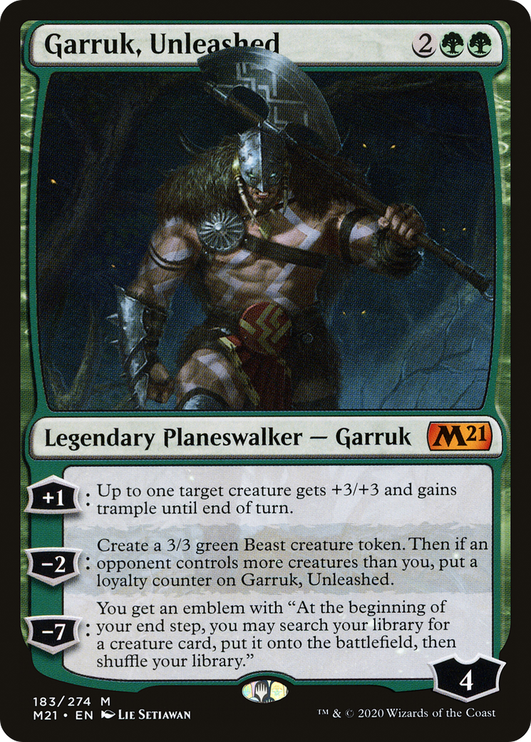 Garruk, Unleashed (183) [Core Set 2021] foil - Deck Out Gaming