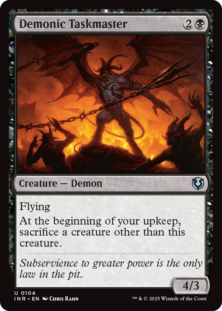 Demonic Taskmaster (104) [Innistrad Remastered] - Deck Out Gaming