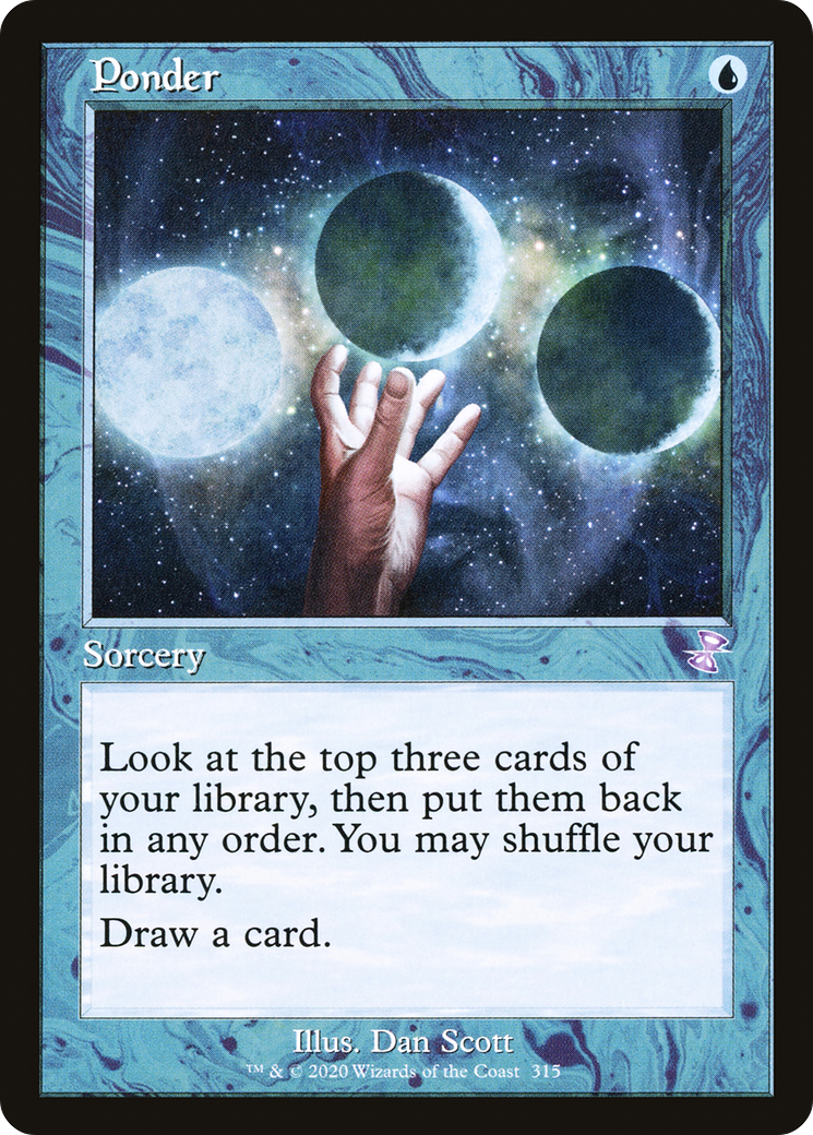 Ponder (315) [Time Spiral: Remastered] foil - Deck Out Gaming