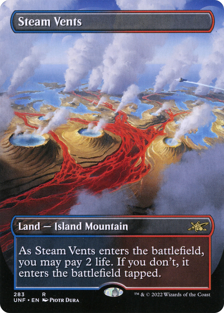 Steam Vents (Borderless) (283) [Unfinity] - Deck Out Gaming