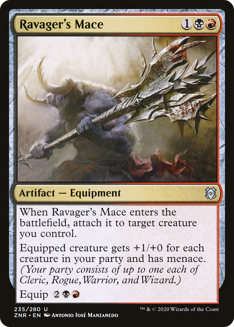 Ravager's Mace (235) [Zendikar Rising] - Deck Out Gaming
