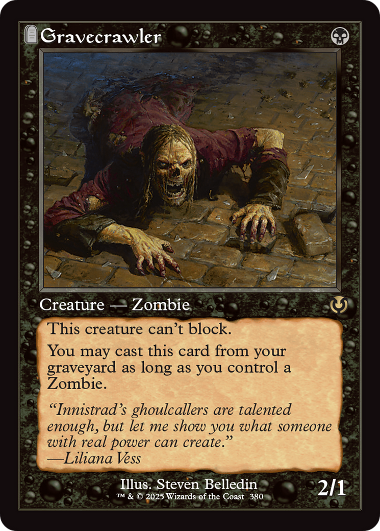Gravecrawler (Retro Frame) (380) [Innistrad Remastered] foil - Deck Out Gaming