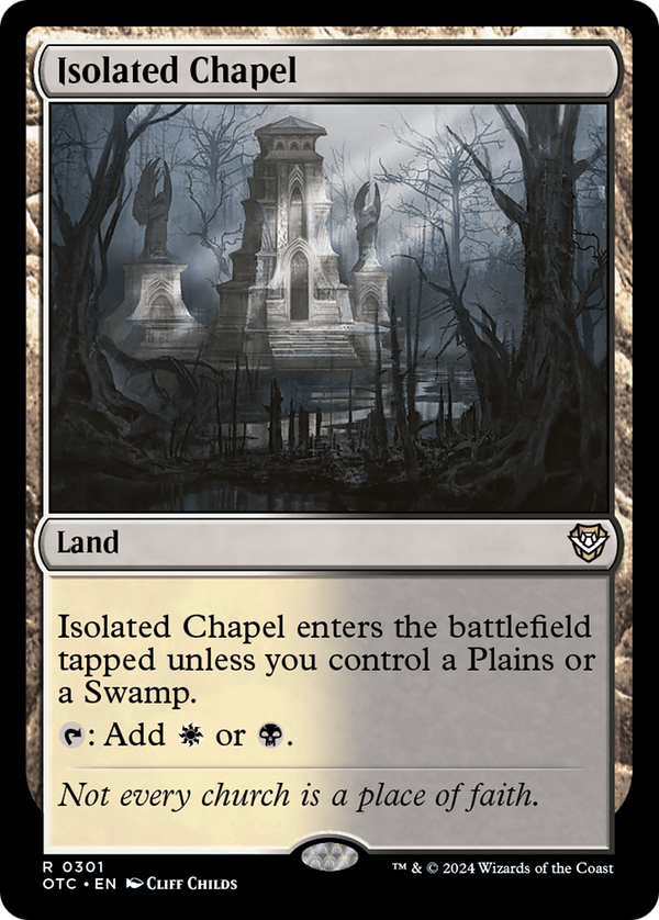 Isolated Chapel (301) [Outlaws of Thunder Junction Commander] - Deck Out Gaming