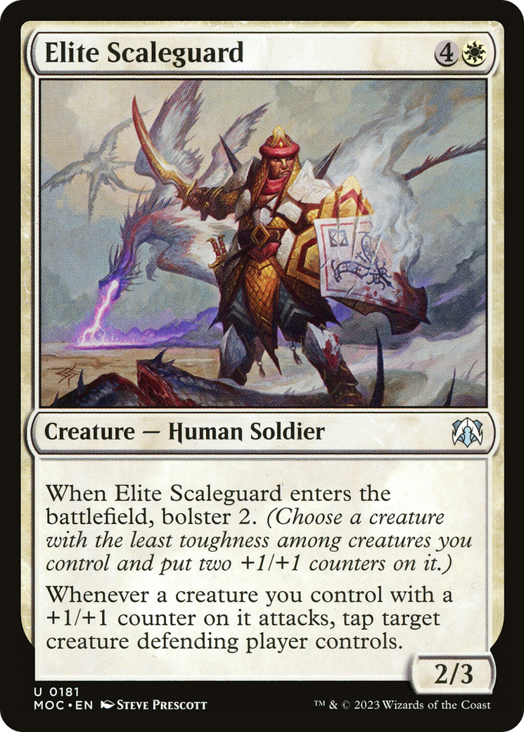Elite Scaleguard (181) [March of the Machine Commander] - Deck Out Gaming