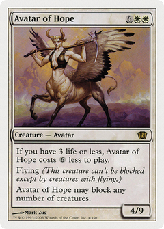 Avatar of Hope (4) [Eighth Edition] - Deck Out Gaming