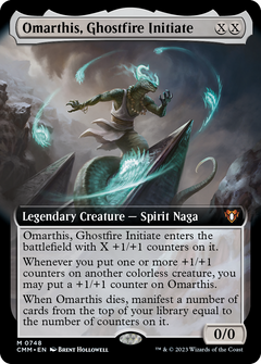 Omarthis, Ghostfire Initiate (Extended Art) (748) [Commander Masters] - Deck Out Gaming