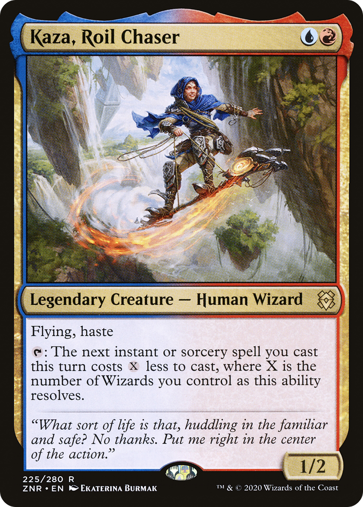Kaza, Roil Chaser (225) [Zendikar Rising] foil - Deck Out Gaming