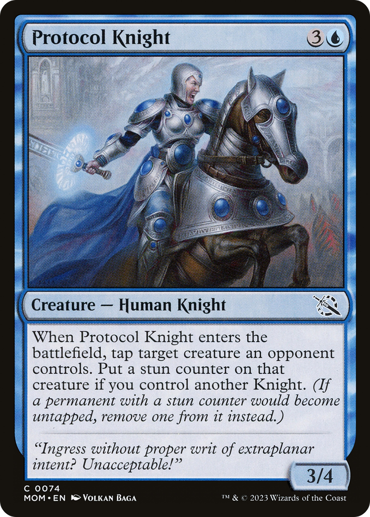 Protocol Knight (74) [March of the Machine] - Deck Out Gaming