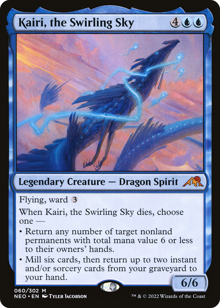 Kairi, the Swirling Sky (60) [Kamigawa: Neon Dynasty] foil - Deck Out Gaming