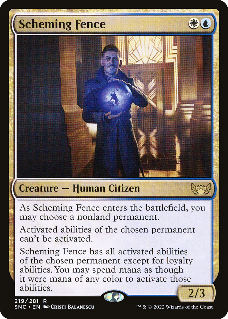 Scheming Fence (219) [Streets of New Capenna] - Deck Out Gaming