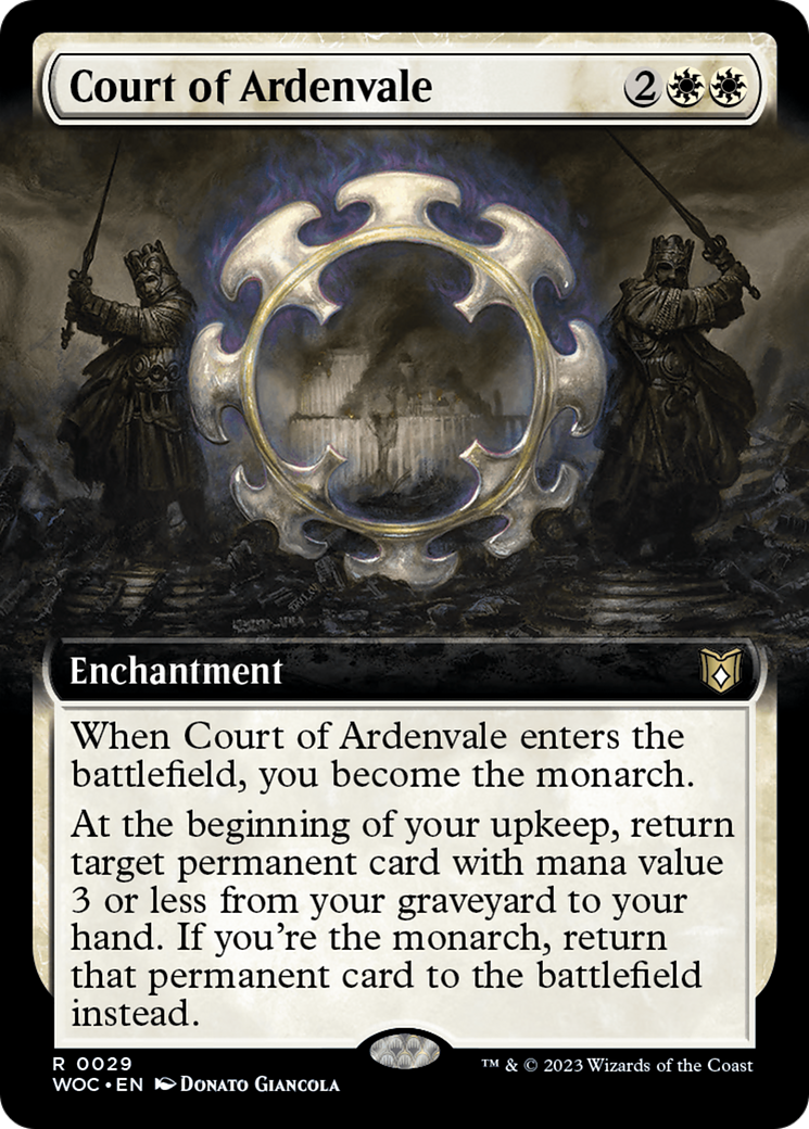 Court of Ardenvale (Extended Art) (29) [Wilds of Eldraine Commander] foil - Deck Out Gaming