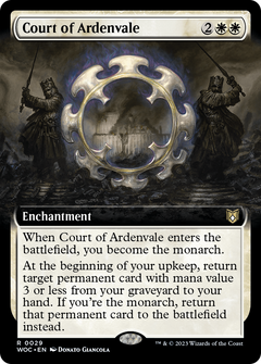 Court of Ardenvale (Extended Art) (29) [Wilds of Eldraine Commander] foil - Deck Out Gaming