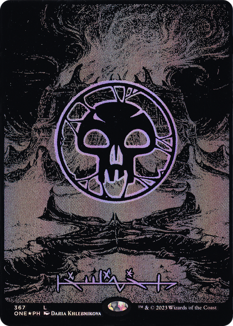 Swamp (367) [Phyrexia: All Will Be One] foil - Deck Out Gaming