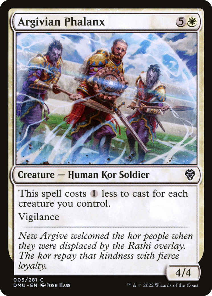 Argivian Phalanx (5) [Dominaria United] foil - Deck Out Gaming