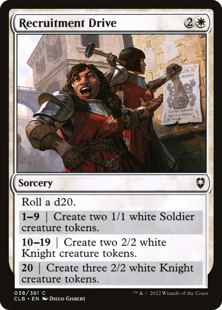 Recruitment Drive (38) [Commander Legends: Battle for Baldur's Gate] - Deck Out Gaming