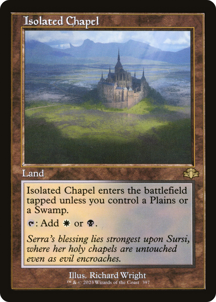 Isolated Chapel (Retro Frame) (397) [Dominaria Remastered] - Deck Out Gaming