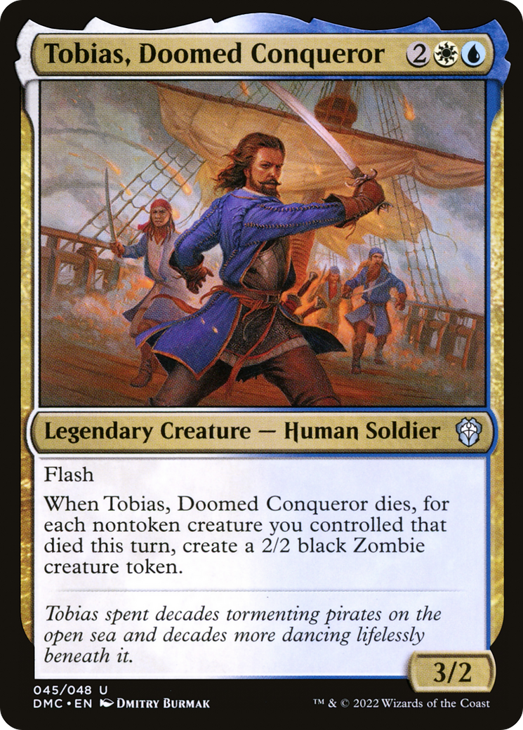 Tobias, Doomed Conqueror (45) [Dominaria United Commander] foil - Deck Out Gaming