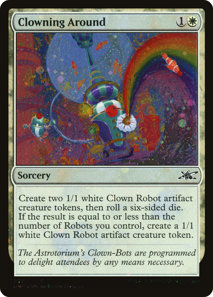 Clowning Around (Galaxy Foil) (292) [Unfinity] foil - Deck Out Gaming