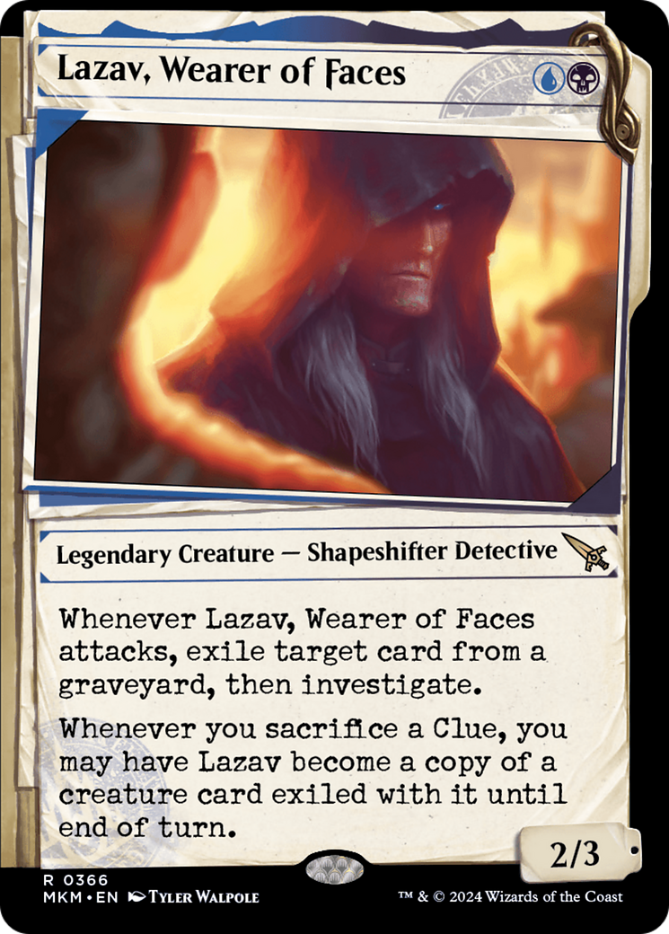 Lazav, Wearer of Faces (Showcase) (0366) (366) [Murders at Karlov Manor] - Deck Out Gaming
