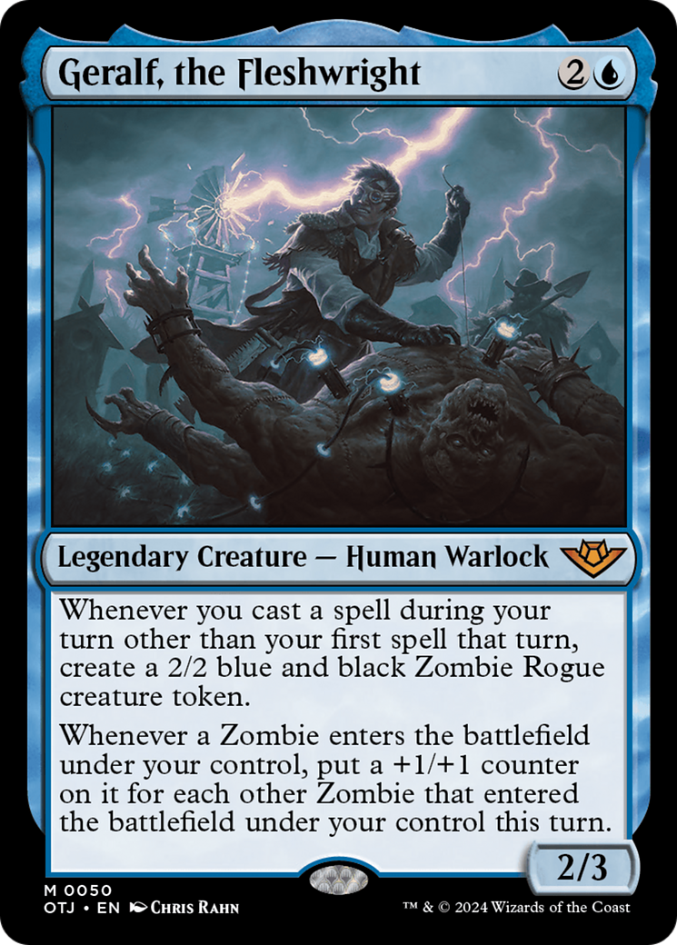 Geralf, the Fleshwright (50) [Outlaws of Thunder Junction] foil - Deck Out Gaming