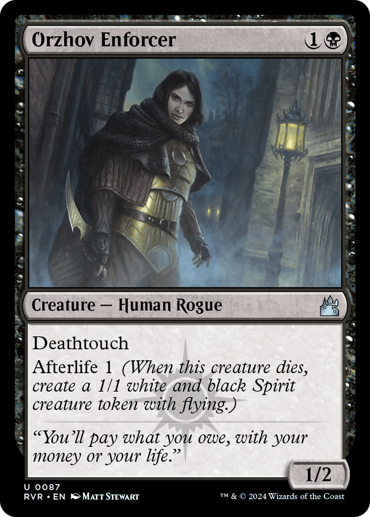 Orzhov Enforcer (87) [Ravnica Remastered] - Deck Out Gaming