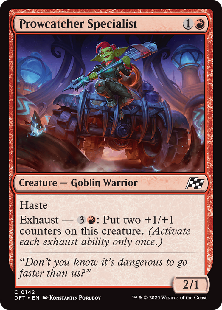 Prowcatcher Specialist (142) [Aetherdrift] foil - Deck Out Gaming