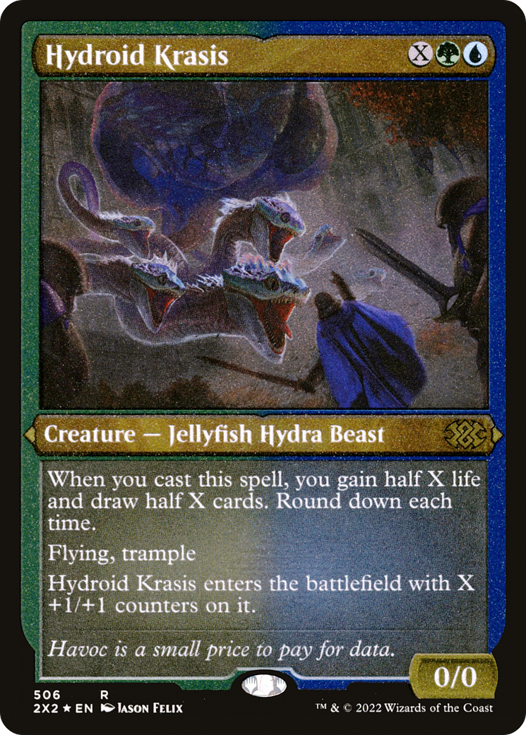 Hydroid Krasis (Foil Etched) (506) [Double Masters 2022] foil - Deck Out Gaming