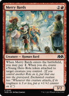 Merry Bards (140) [Wilds of Eldraine] foil - Deck Out Gaming