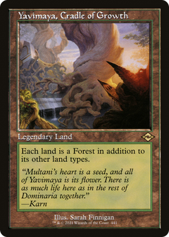Yavimaya, Cradle of Growth (Retro Frame) (441) [Modern Horizons 2] foil - Deck Out Gaming