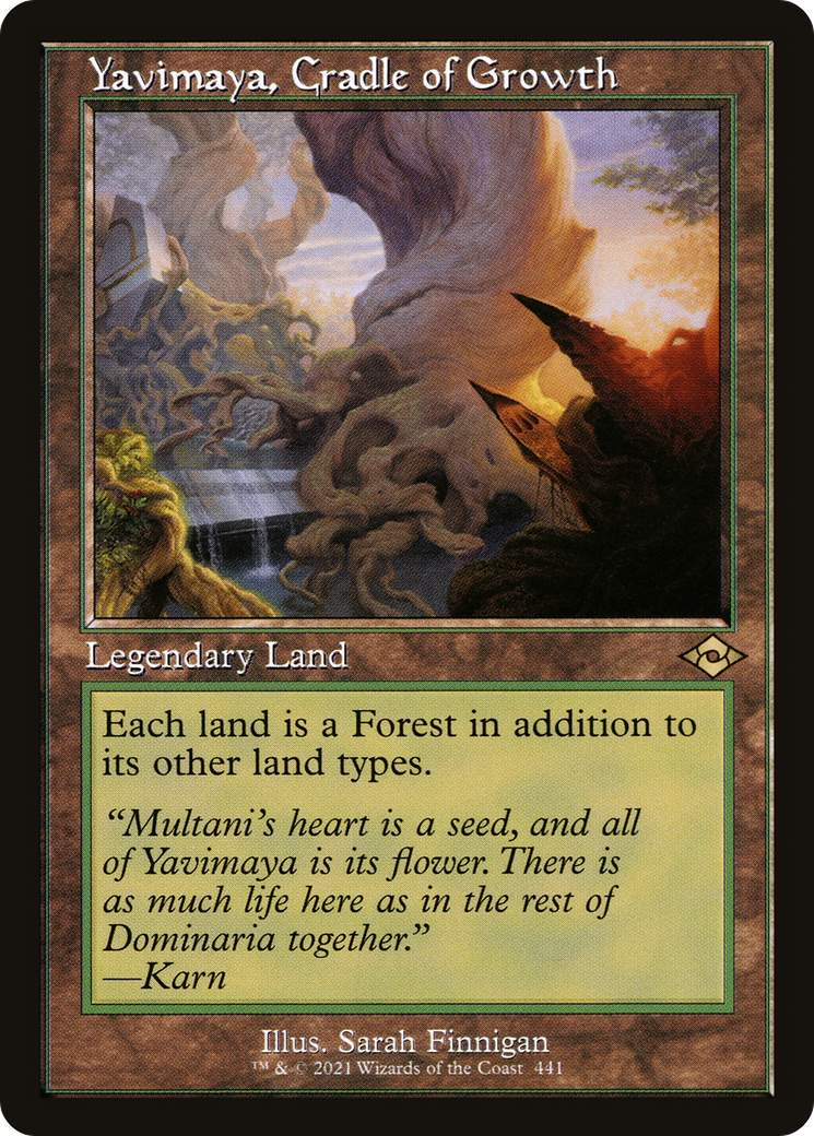 Yavimaya, Cradle of Growth (Retro Frame) (441) [Modern Horizons 2] foil - Deck Out Gaming