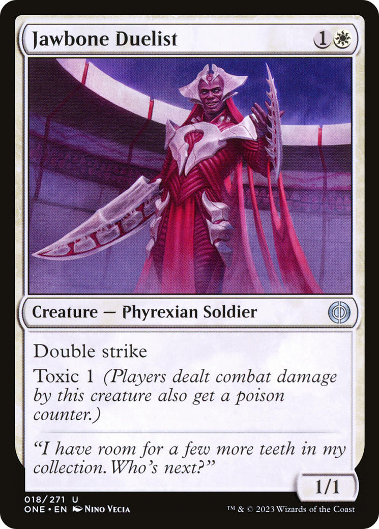 Jawbone Duelist (18) [Phyrexia: All Will Be One] - Deck Out Gaming