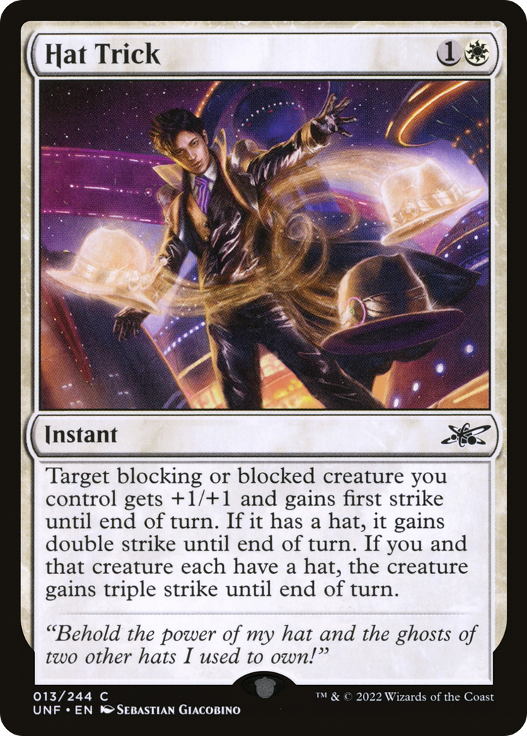 Hat Trick (13) [Unfinity] foil - Deck Out Gaming