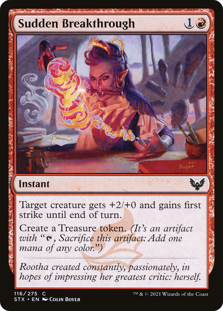 Sudden Breakthrough (116) [Strixhaven: School of Mages] foil - Deck Out Gaming