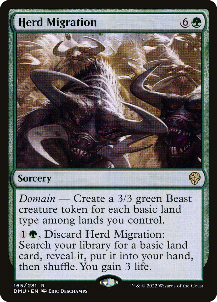 Herd Migration (165) [Dominaria United] - Deck Out Gaming