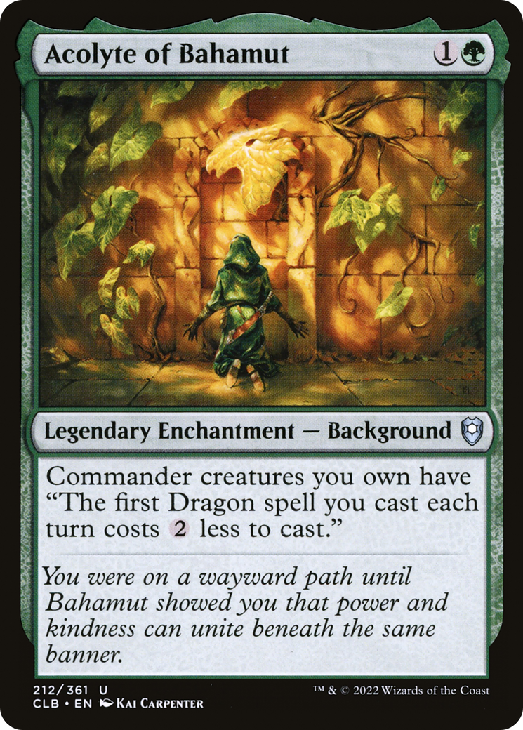 Acolyte of Bahamut (212) [Commander Legends: Battle for Baldur's Gate] foil - Deck Out Gaming