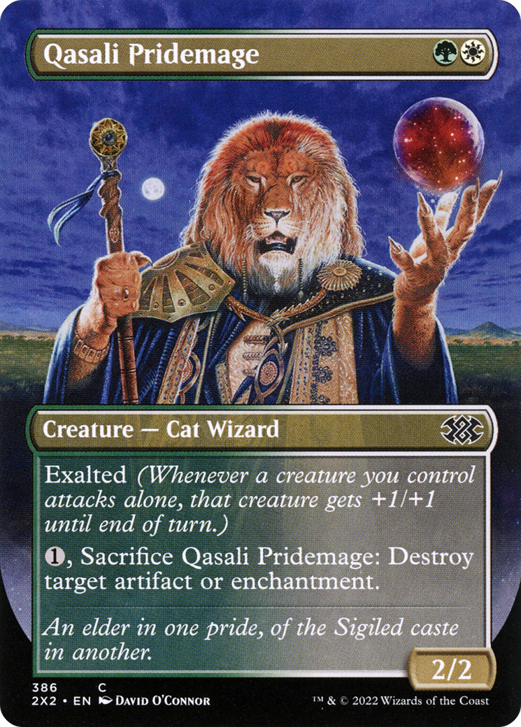 Qasali Pridemage (Borderless) (386) [Double Masters 2022] - Deck Out Gaming