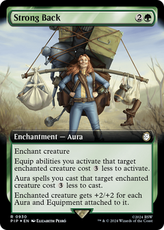 Strong Back (Extended Art) (Surge Foil) (930) [Fallout] foil - Deck Out Gaming