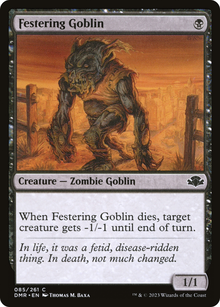 Festering Goblin (85) [Dominaria Remastered] - Deck Out Gaming