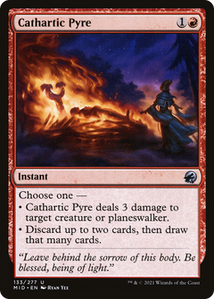 Cathartic Pyre (133) [Innistrad: Midnight Hunt] foil - Deck Out Gaming