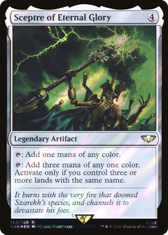 Sceptre of Eternal Glory (Surge Foil) (166) [Warhammer 40,000 Commander] foil - Deck Out Gaming