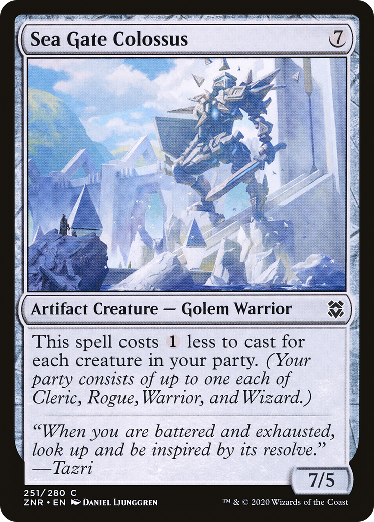 Sea Gate Colossus (251) [Zendikar Rising] - Deck Out Gaming