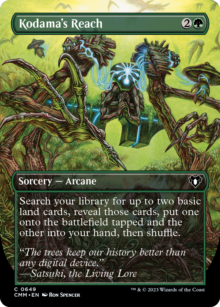 Kodama's Reach (Borderless) (649) [Commander Masters] foil - Deck Out Gaming