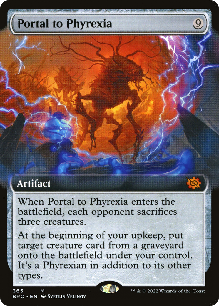 Portal to Phyrexia (Extended Art) (365) [The Brothers' War] - Deck Out Gaming