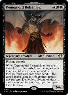 Demonlord Belzenlok (151) [Commander Masters] - Deck Out Gaming