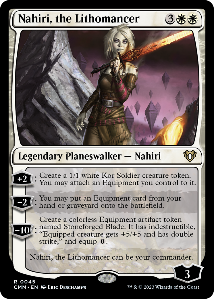 Nahiri, the Lithomancer (45) [Commander Masters] - Deck Out Gaming