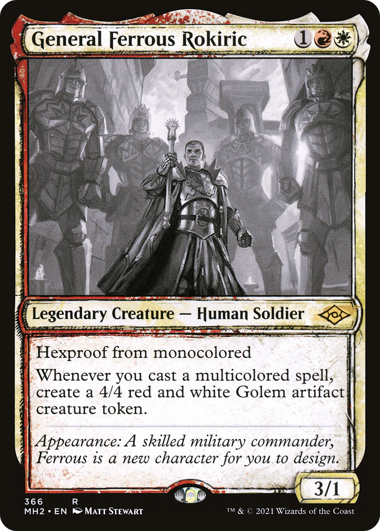 General Ferrous Rokiric (Showcase) (366) [Modern Horizons 2] foil - Deck Out Gaming