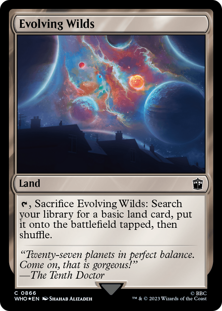 Evolving Wilds (Surge Foil) (866) [Doctor Who] foil - Deck Out Gaming